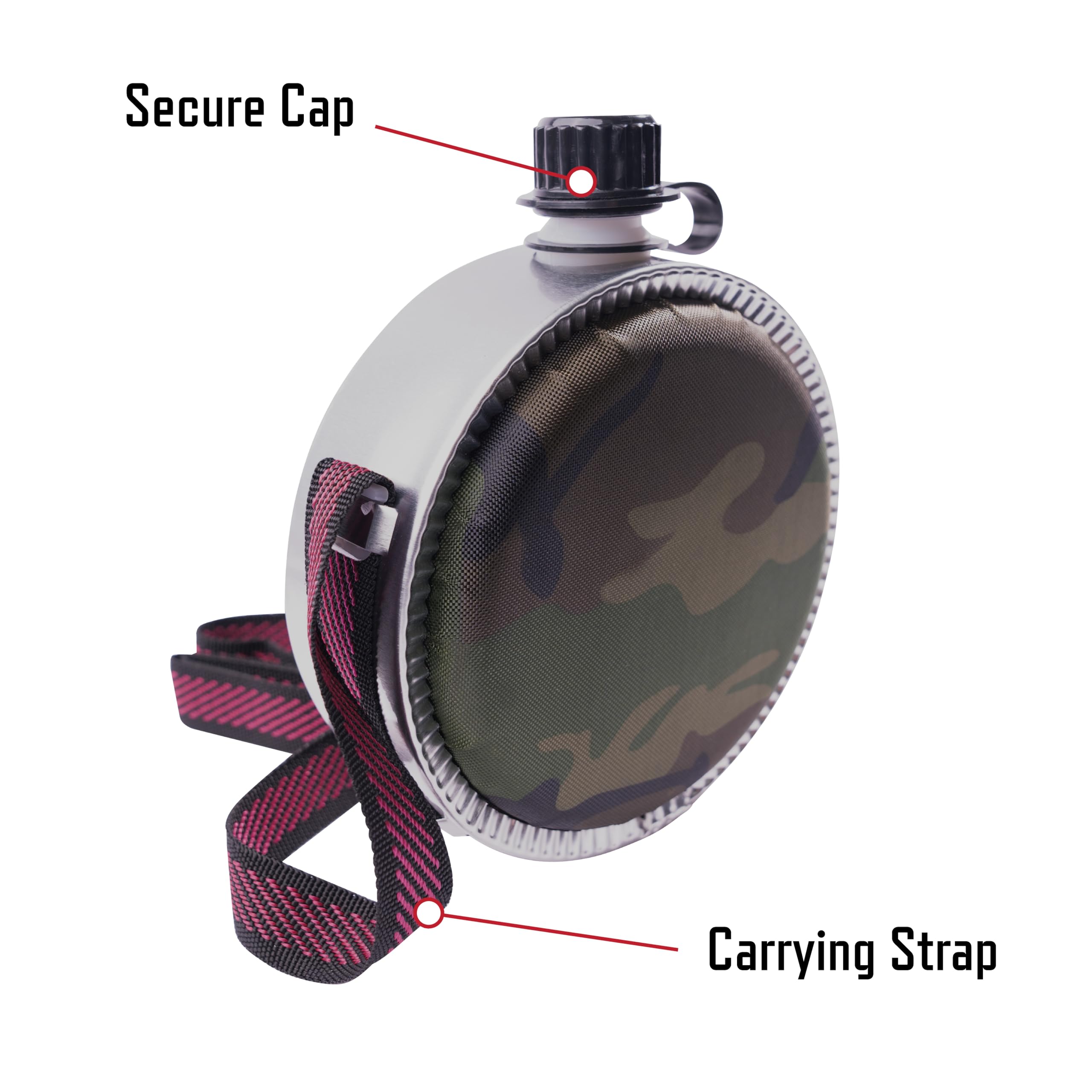 Rothco 25 oz capacity ready for day hikes and longer outdoor sessions