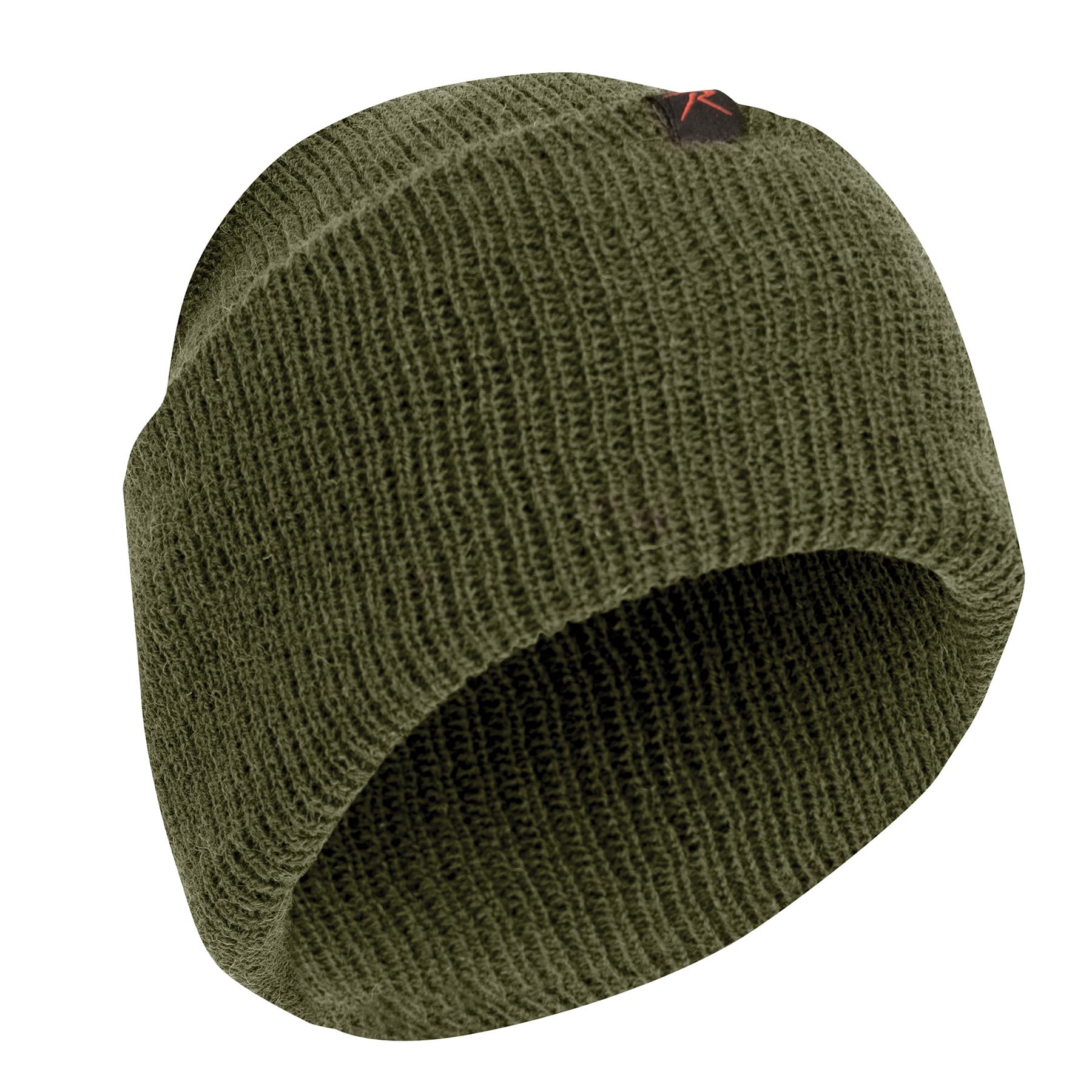 Rothco Wool Watch Cap front view shows snug warm fit for cold outdoor days