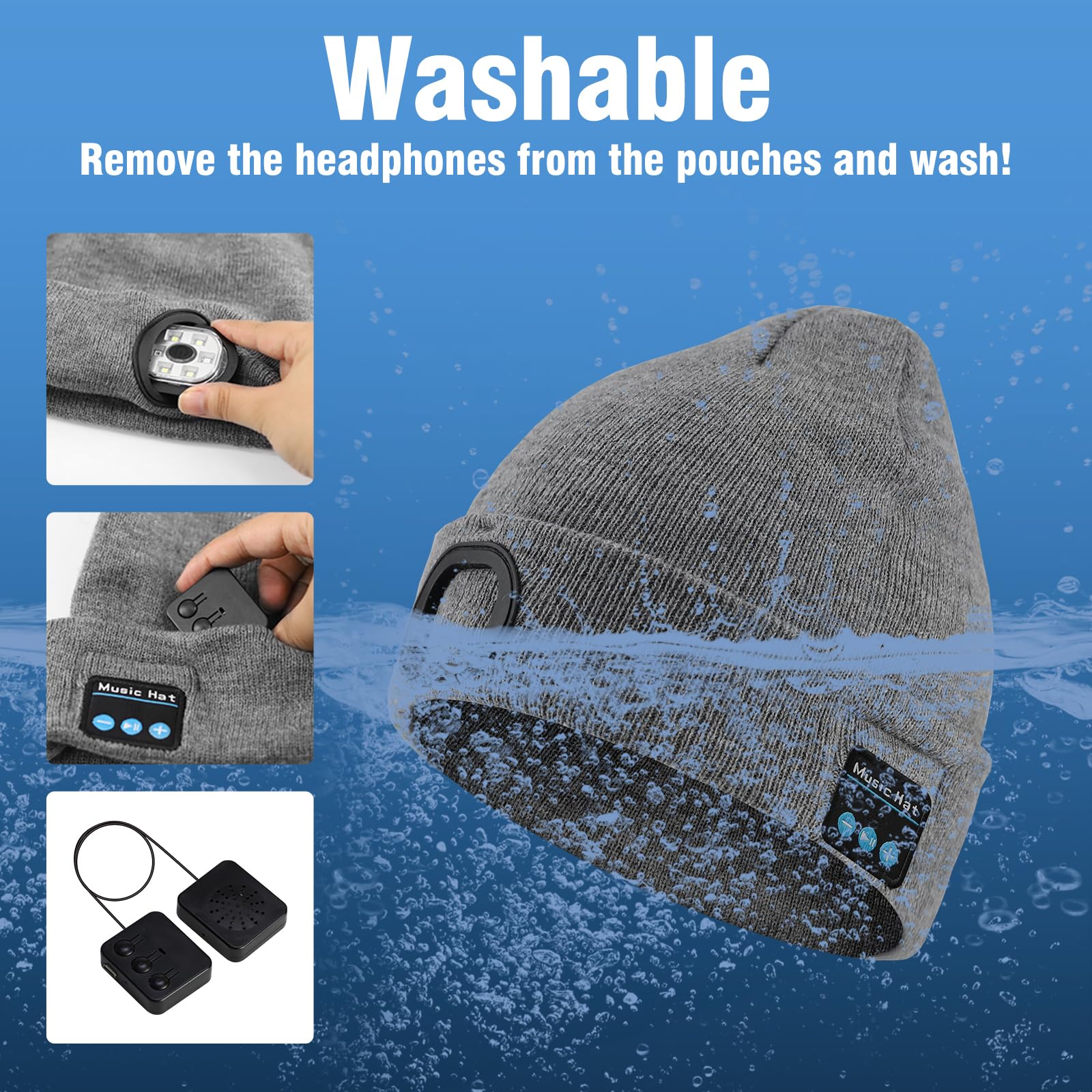 Gift-ready Rotibox Bluetooth Beanie packaging
