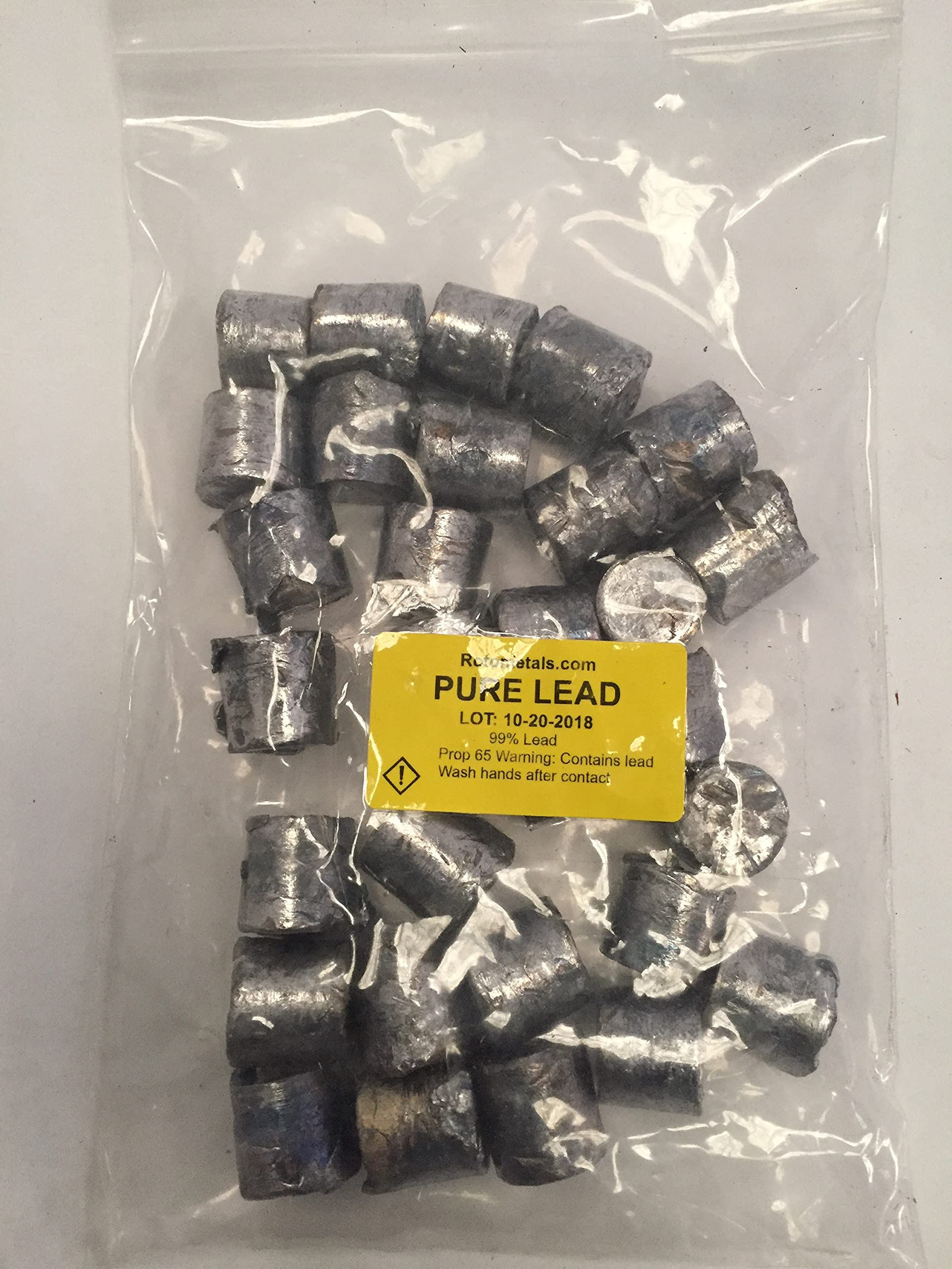 Roto Metals lead nuggets suitable for crafting fishing weights.