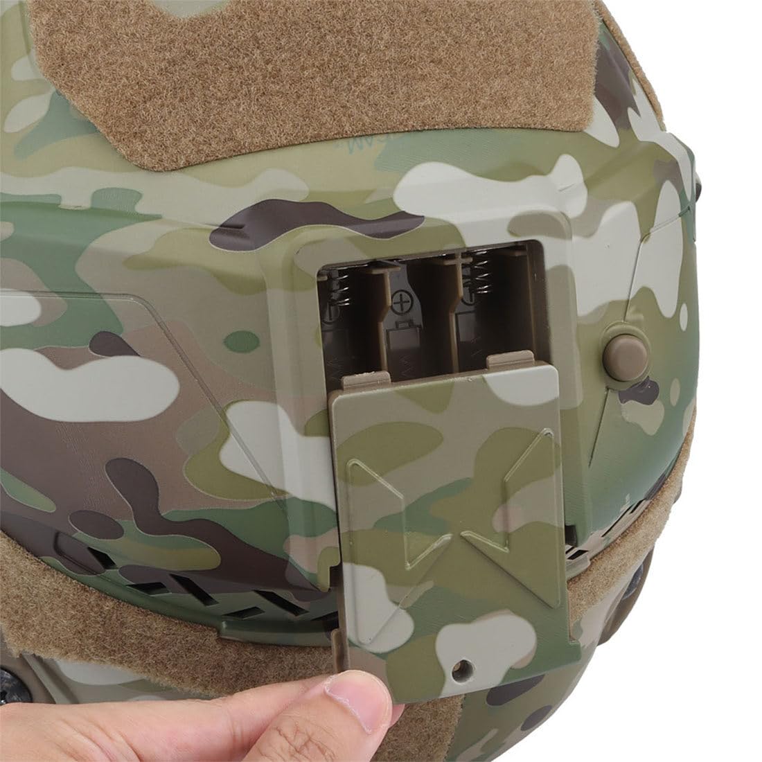 ROUASD color detail in black green showing rugged durability