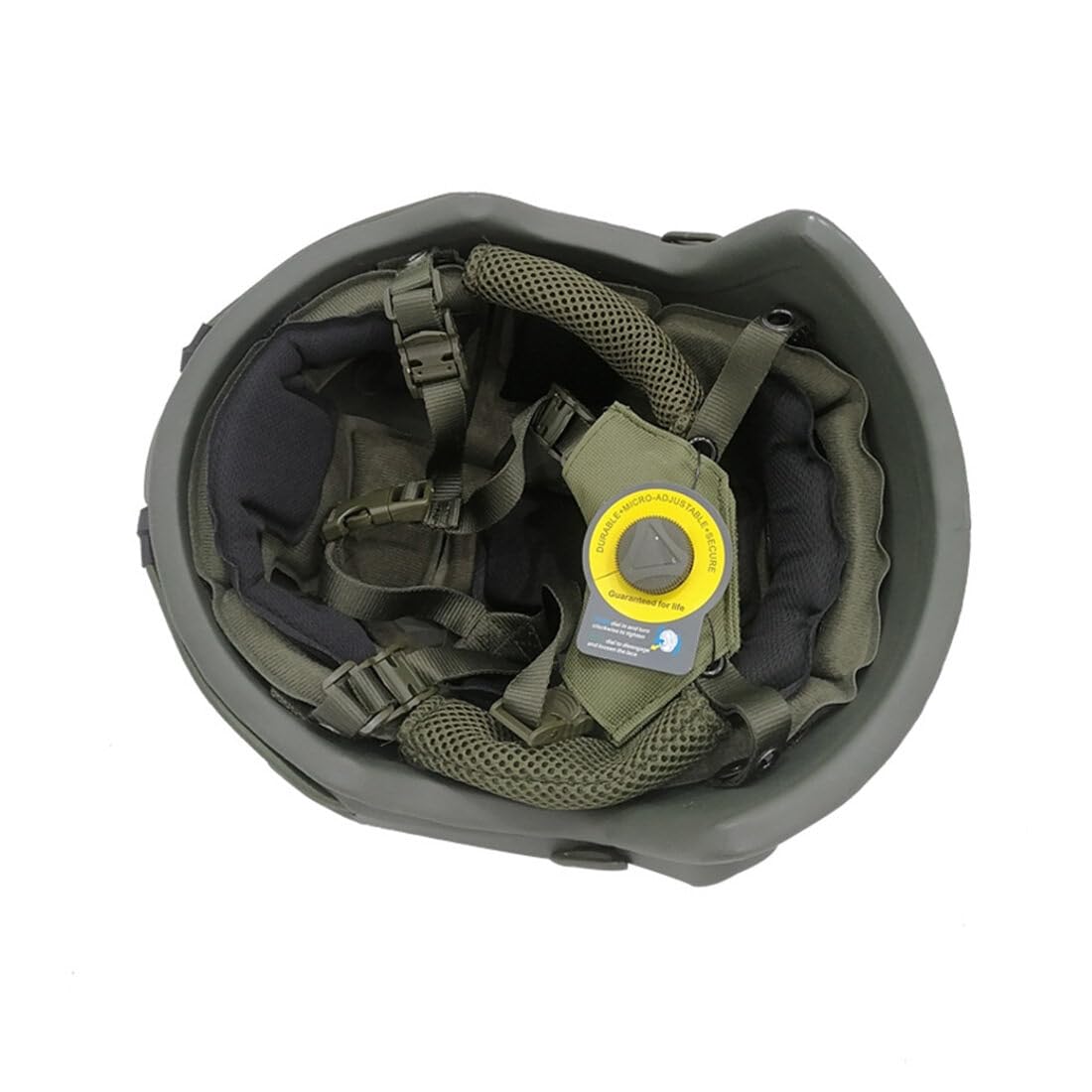 ROUASD tactical helmet suspension system detail for secure, comfortable fit