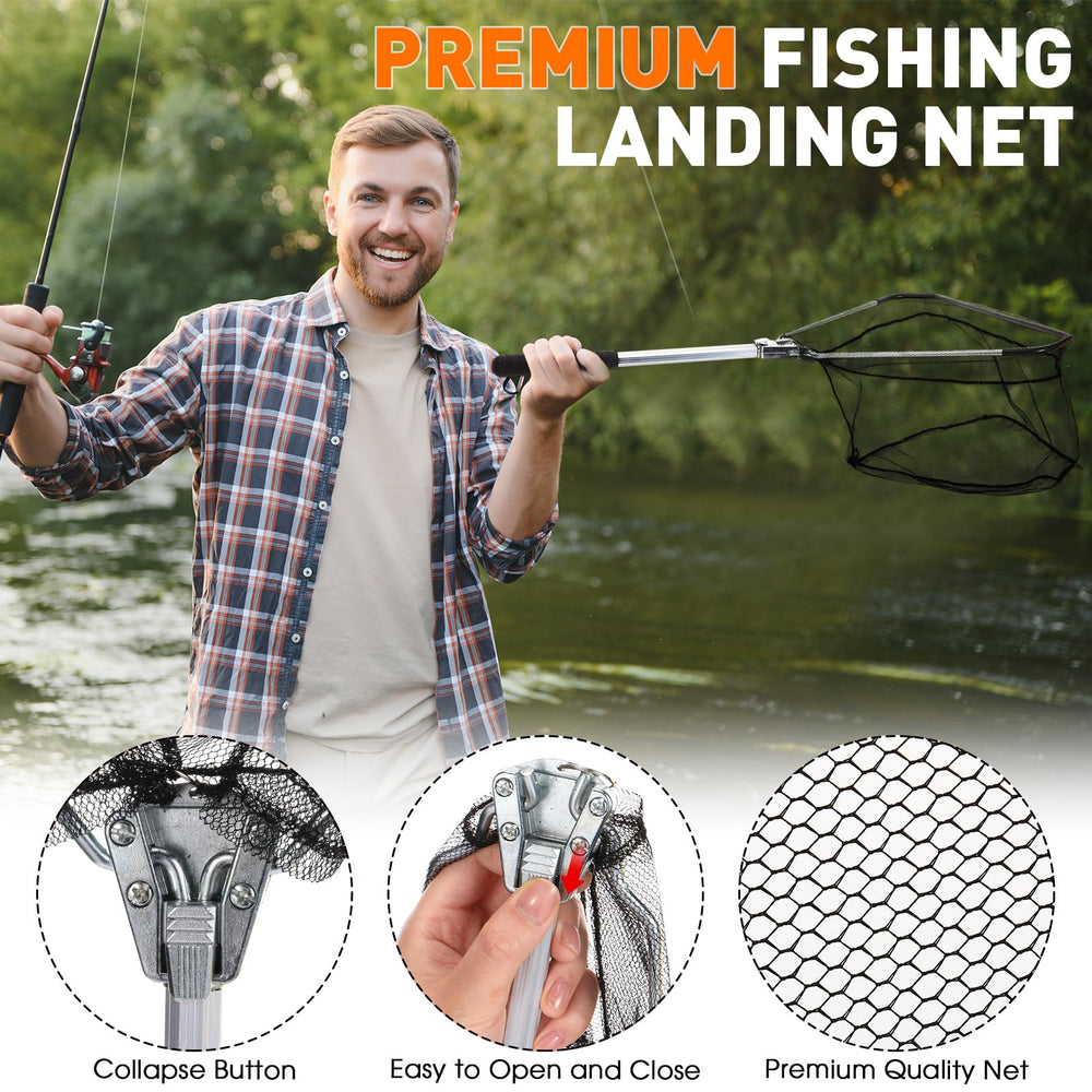 RoundFunny fishing lip gripper and hook remover in orange