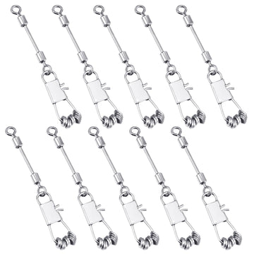 RoundFunny 2mm fly fishing tippet rings with clip set, 100 pieces