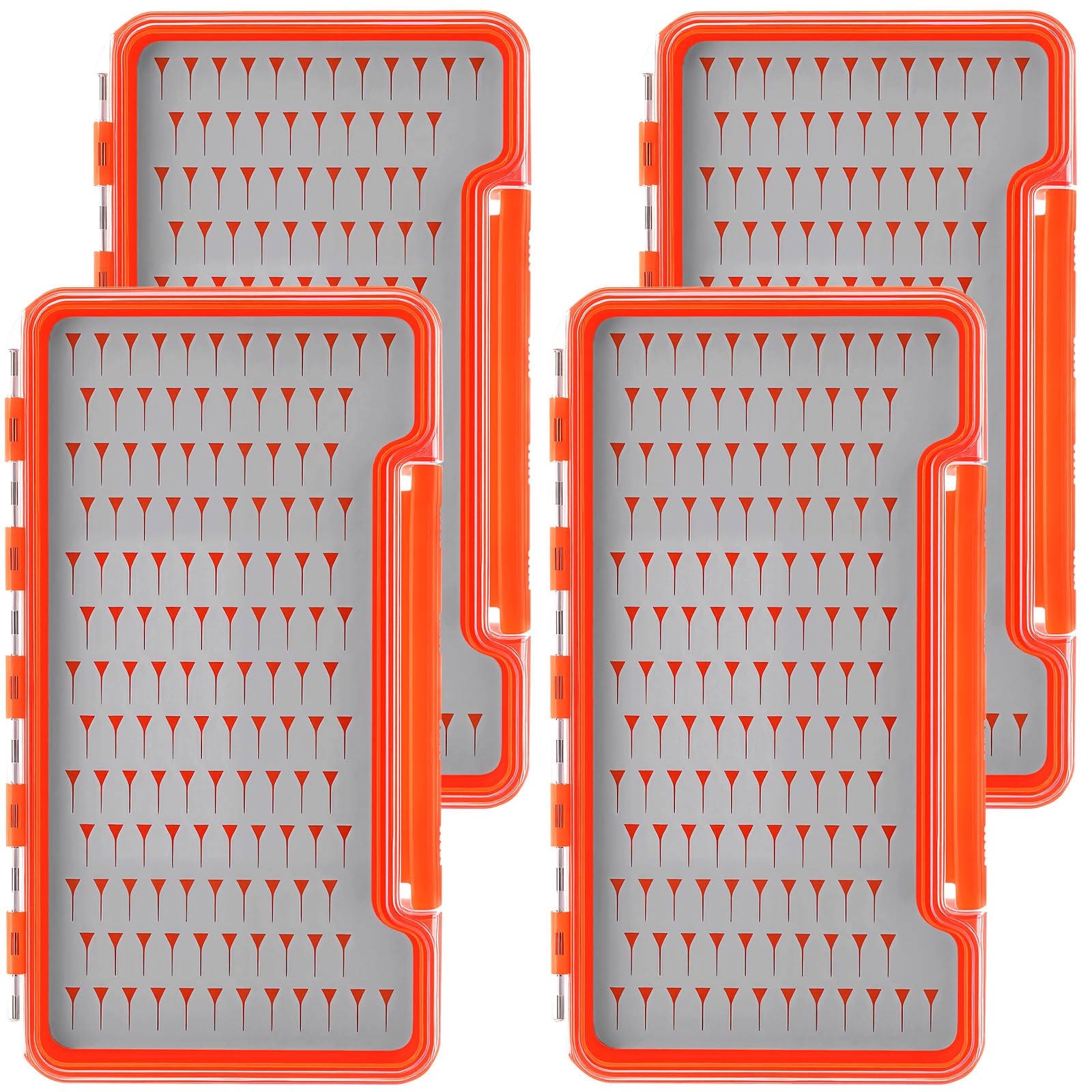 RoundFunny 4-pack gray fly boxes thumbnail