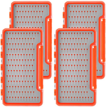 RoundFunny 4-pack gray fly boxes thumbnail