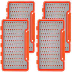 RoundFunny 4-pack gray fly boxes thumbnail