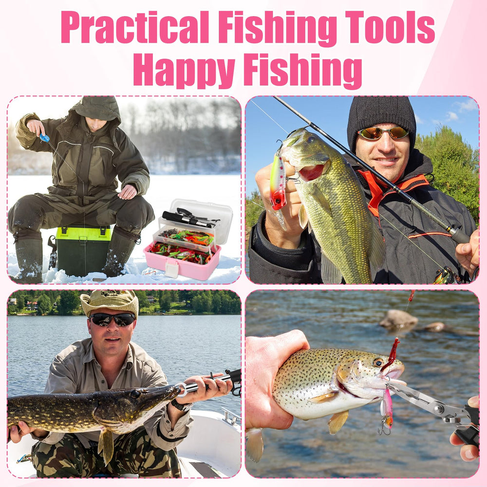 RoundFunny 414-piece kit includes complete tackle and tools for beginners and anglers.