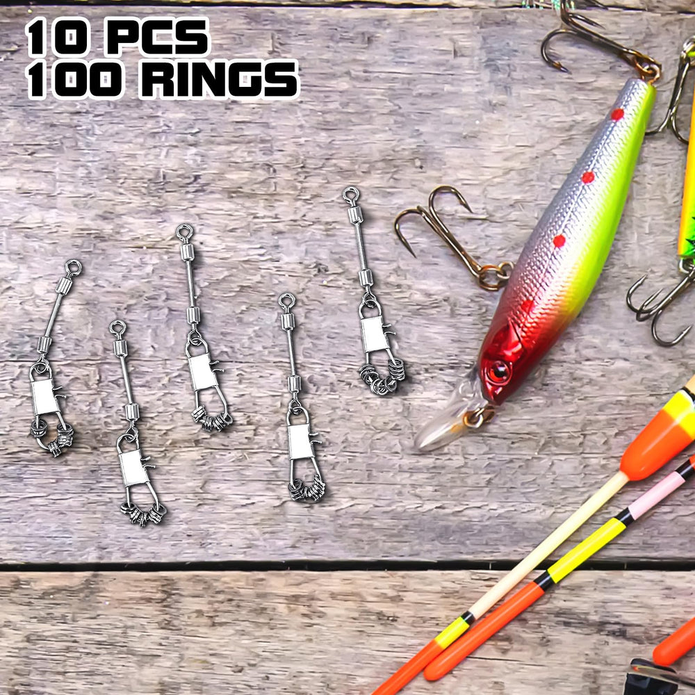 Compact 2mm tippet rings for portability