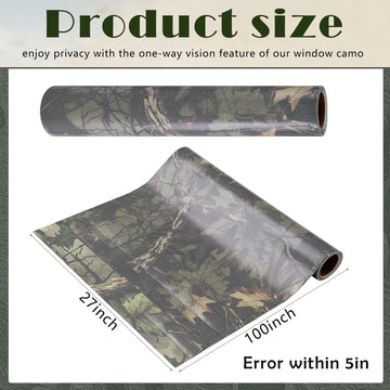 RoundFunny hunting blind window camo panel 2 shows two-pattern camouflage for adaptable concealment.