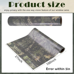 RoundFunny hunting blind window camo panel 2 shows two-pattern camouflage for adaptable concealment.