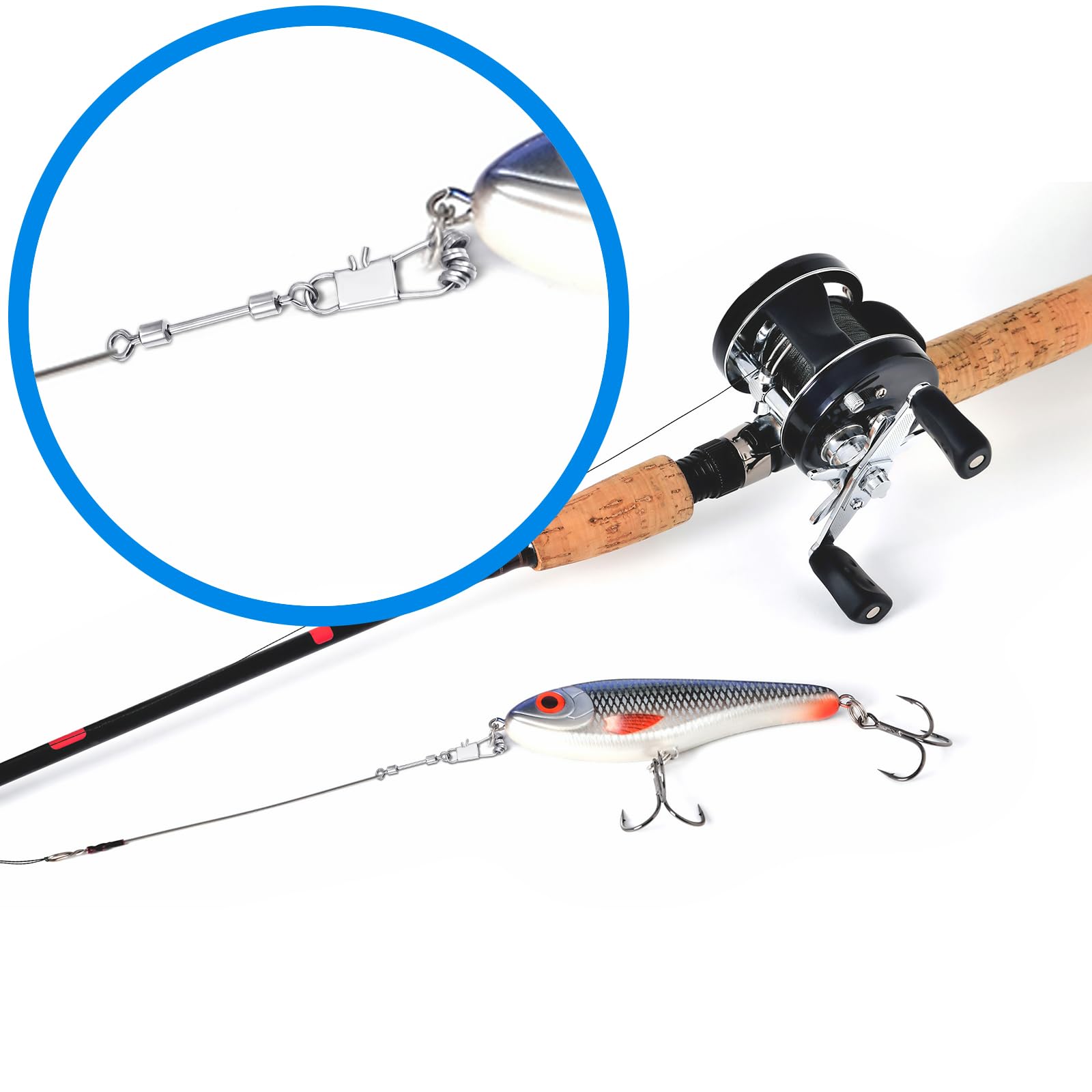 Leader to tippet connector rings for quick connections