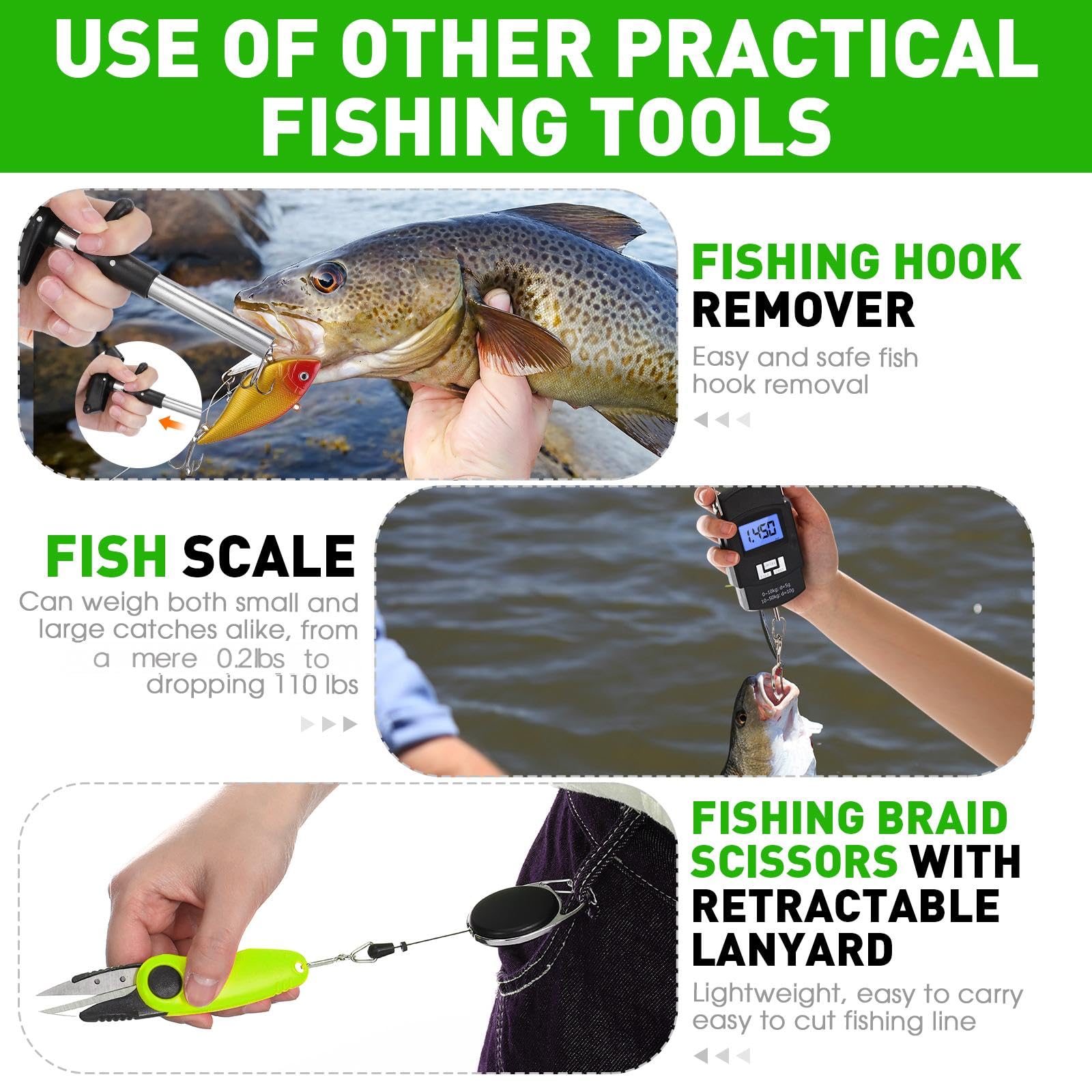 RoundFunny lip gripper aids secure fish handling on the water.