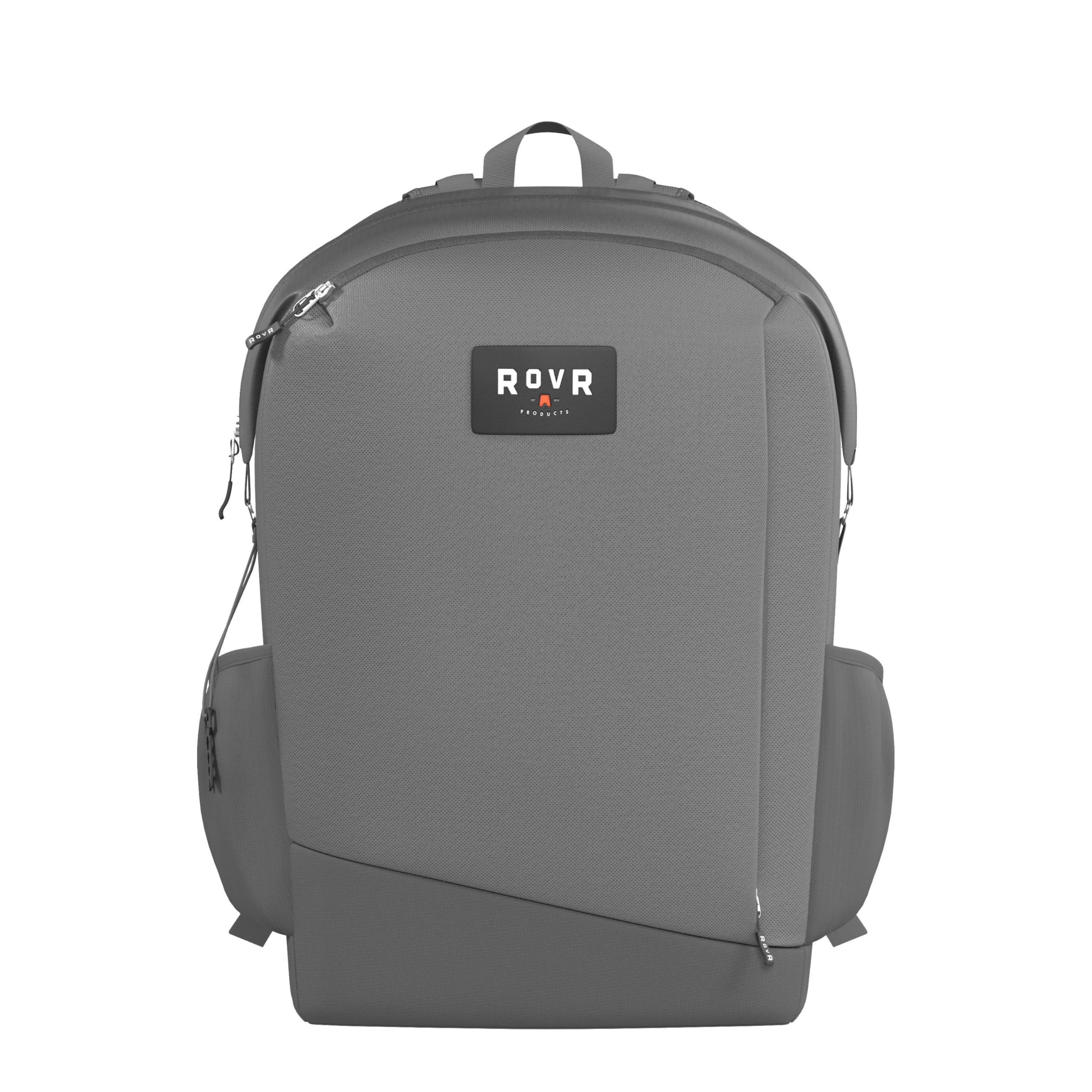 ROVR TravelR 24-Can Backpack Cooler side pocket highlighting storage convenience.