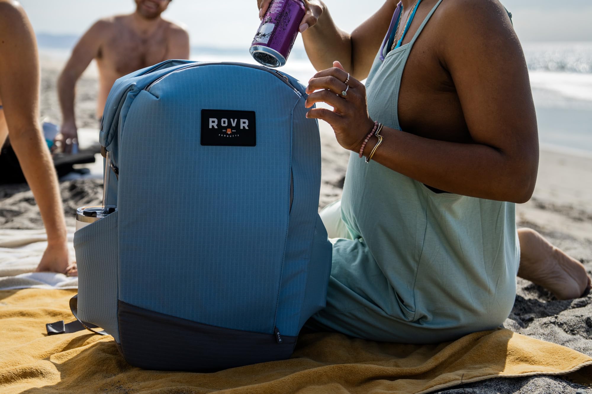 ROVR TravelR 24L backpack cooler leakproof liner for mess-free transport.