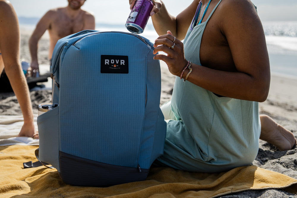 ROVR TravelR 24L backpack cooler leakproof liner for mess-free transport.