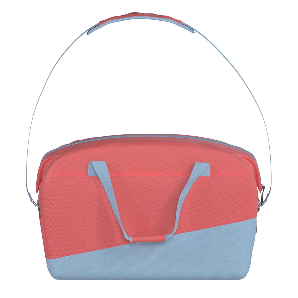 ROVR TravelR 36-can soft cooler duffel coral side pocket demonstrates organized storage