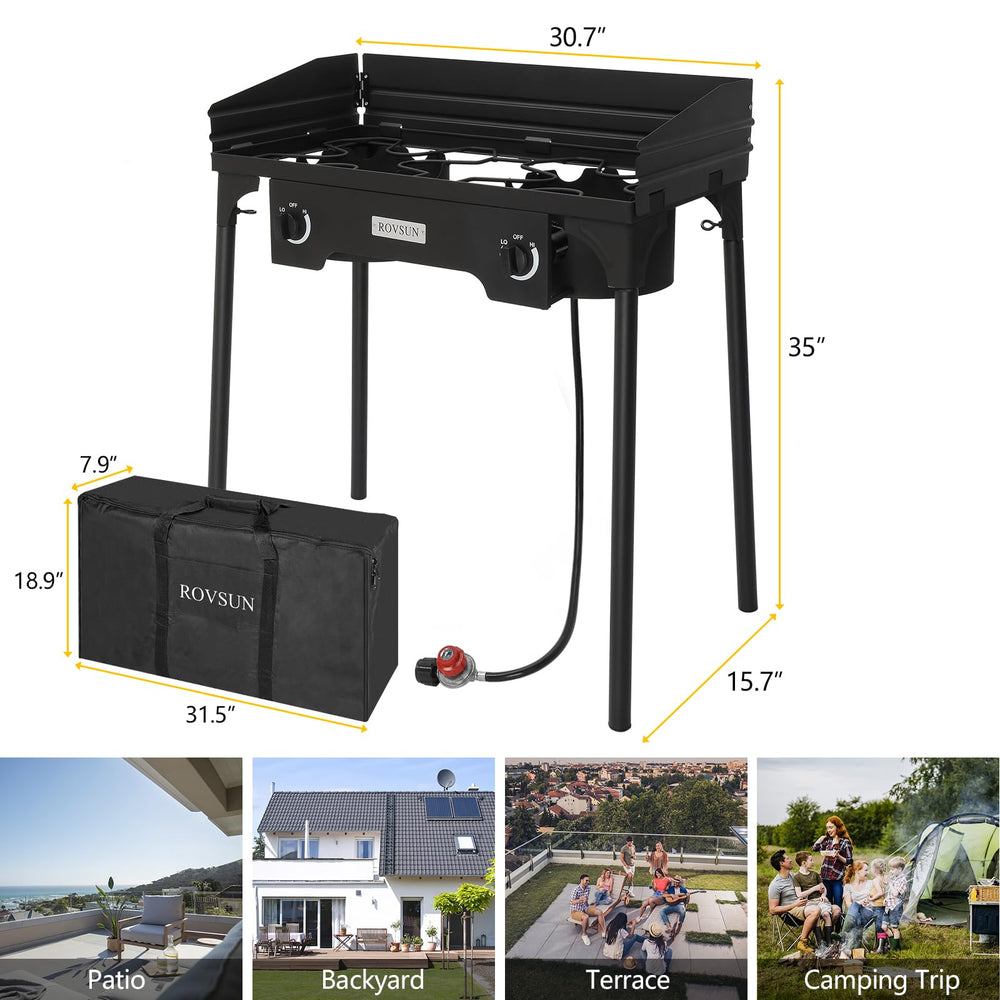 ROVSUN removable legs boost portability for camping and backyard use