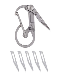 RovyVon U4 titanium carabiner body offers lightweight strength for quick attachment.