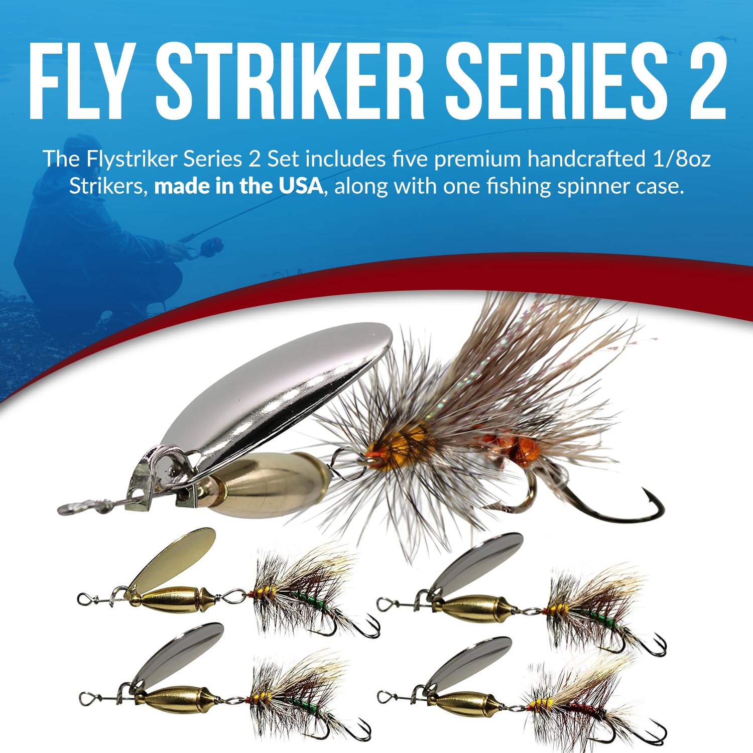 RoxStar Fly Striker 1/8oz Series 2 side-view emphasizes precision tuning for steady spin.