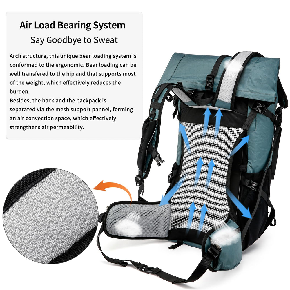 ROYAL MOUNTAIN waist belt storage keeps small items handy.