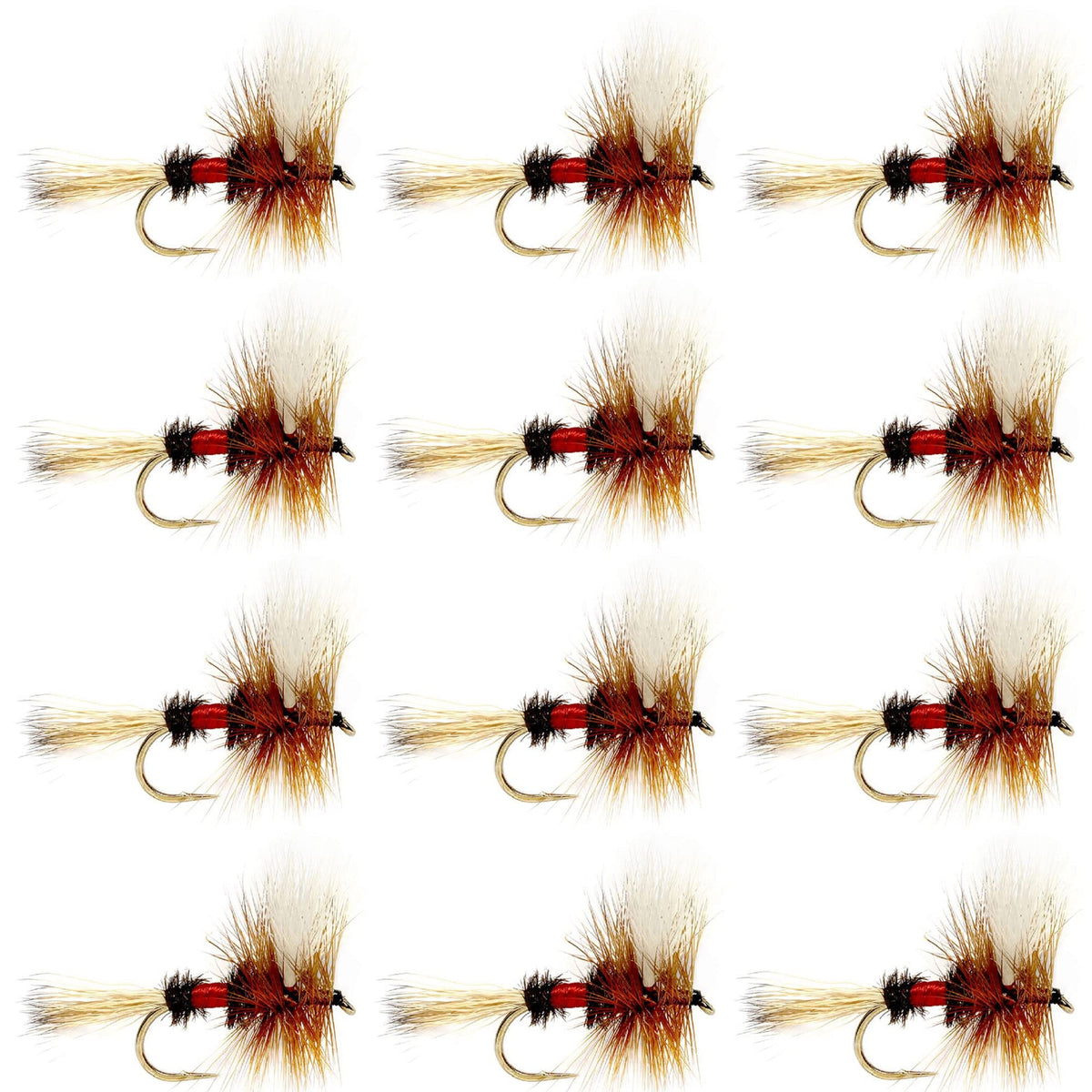 Royal Wulff Classic Trout Dry Fly pattern close-up