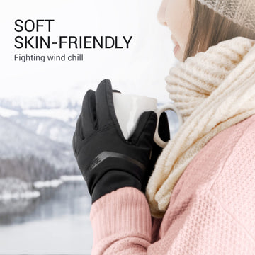 Royalrose heated gloves liners waterproof shell keeps hands dry