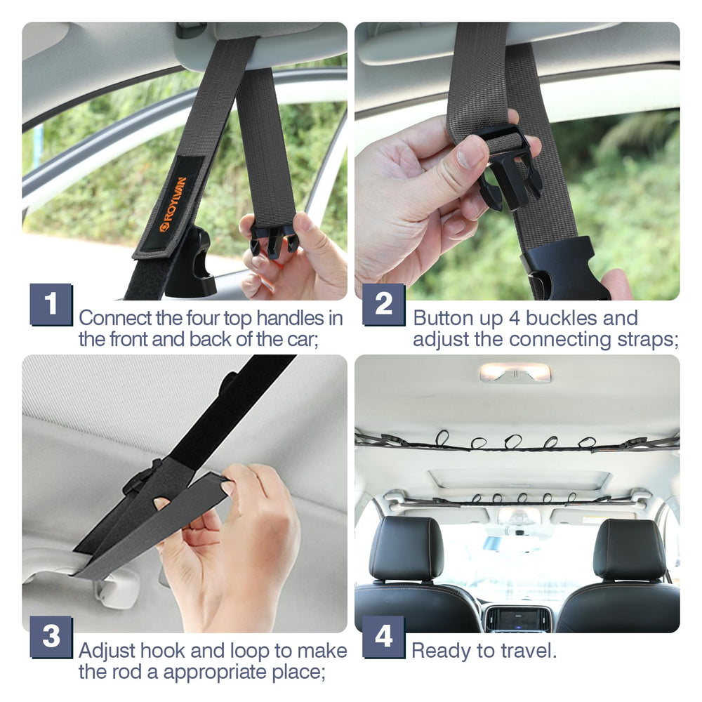 Easy tool-free installation using grab handles
