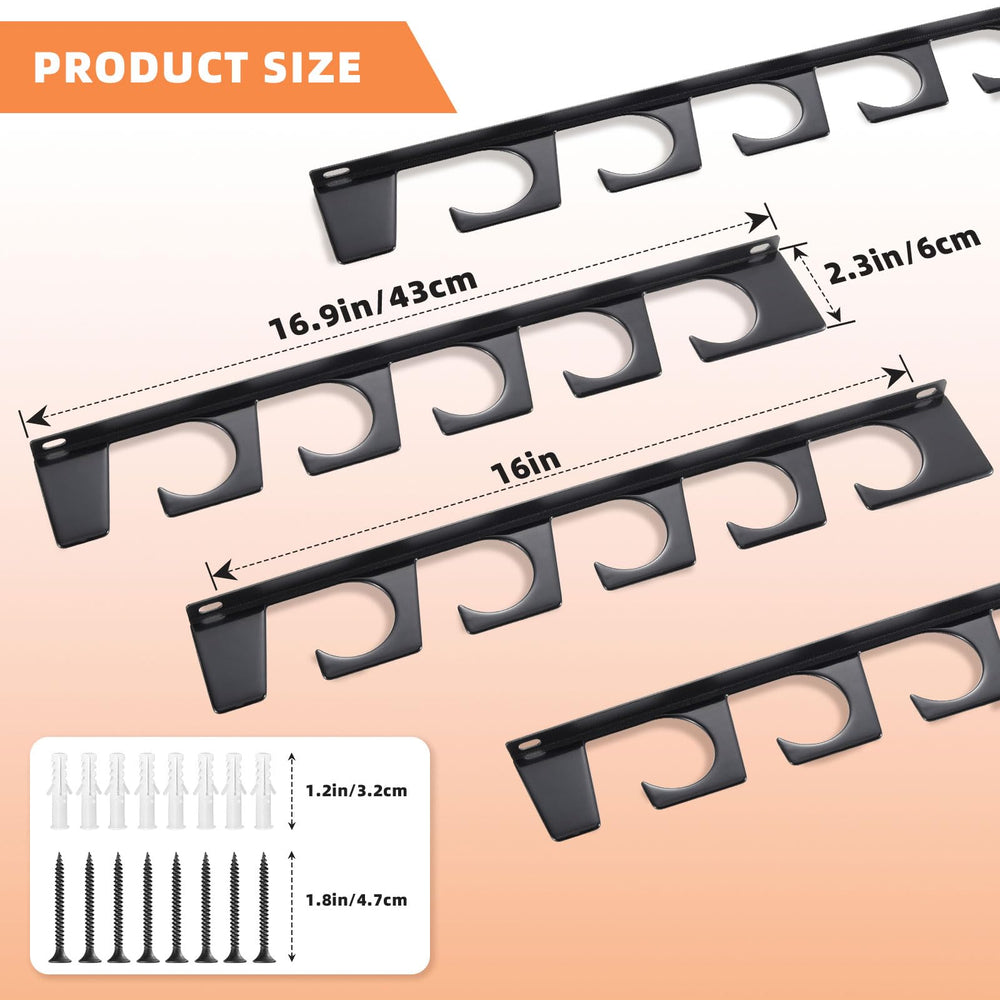 Close-up of a 1.7 inch (45 mm) rod slot with protective layer