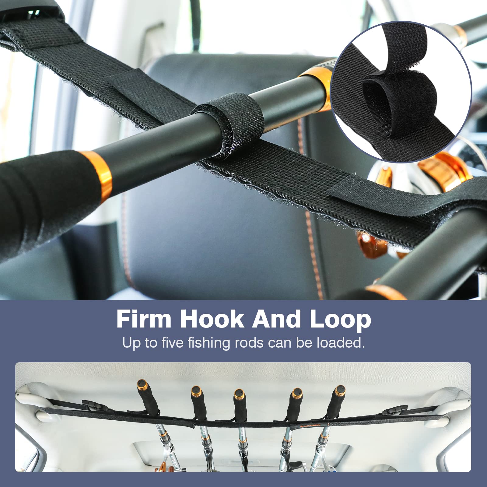 Space-saving roof rack design keeping interior clear