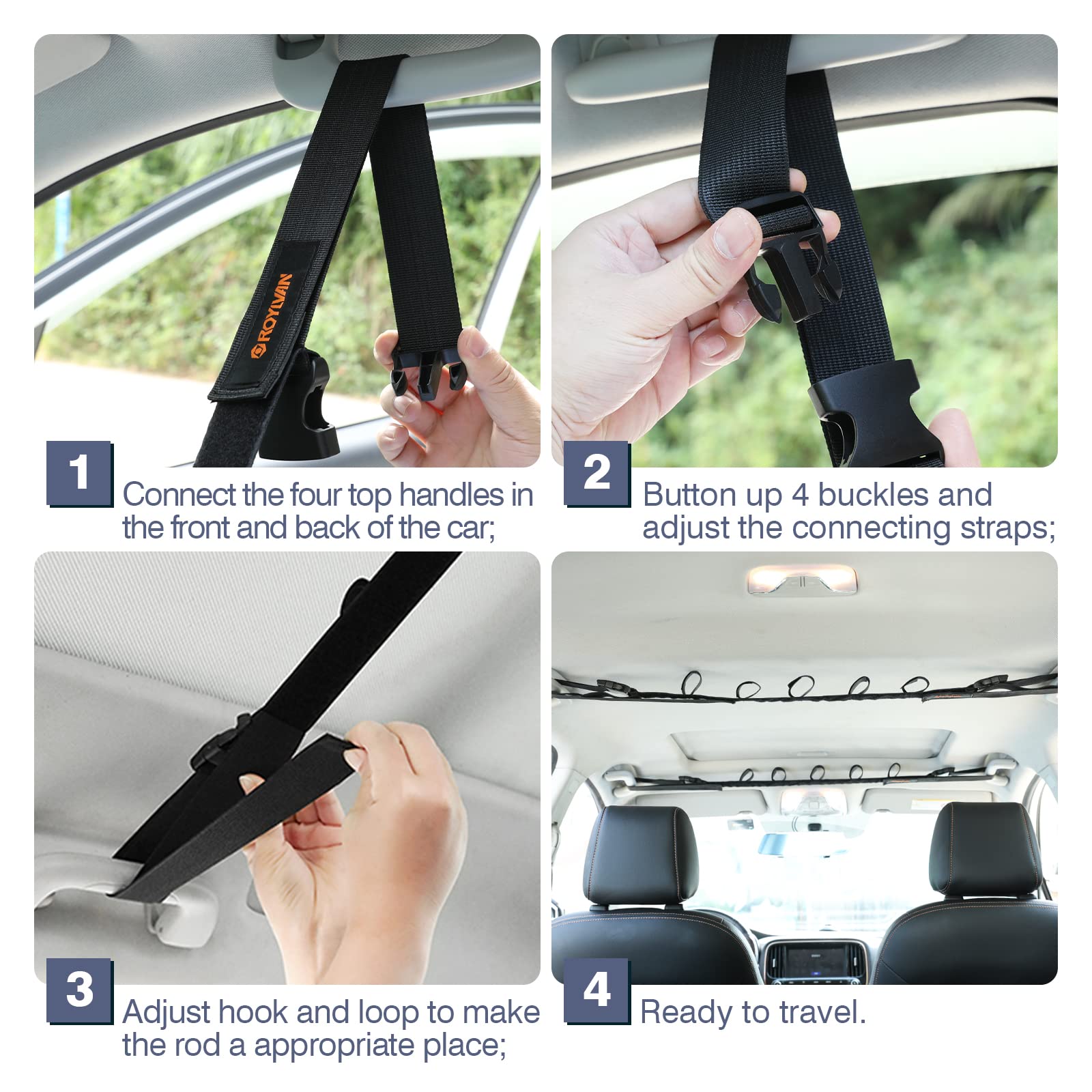 Durable polyester material of fishing rod holder