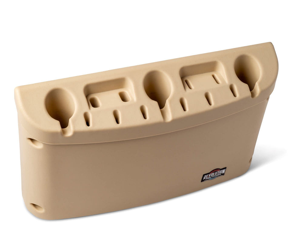 RPD Pro Series rod holder tan safety-feature close-up illustrating blade protection