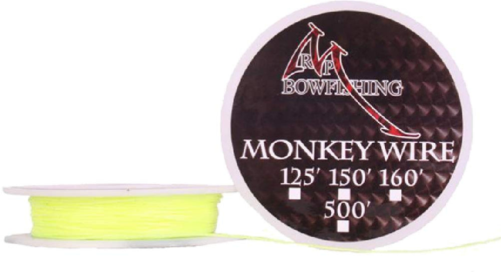 RPM Bowfishing Monkey Wire 150 ft: abrasion-resistant line for spinning reels