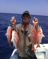Glow-in-the-dark sleeves attracting fish