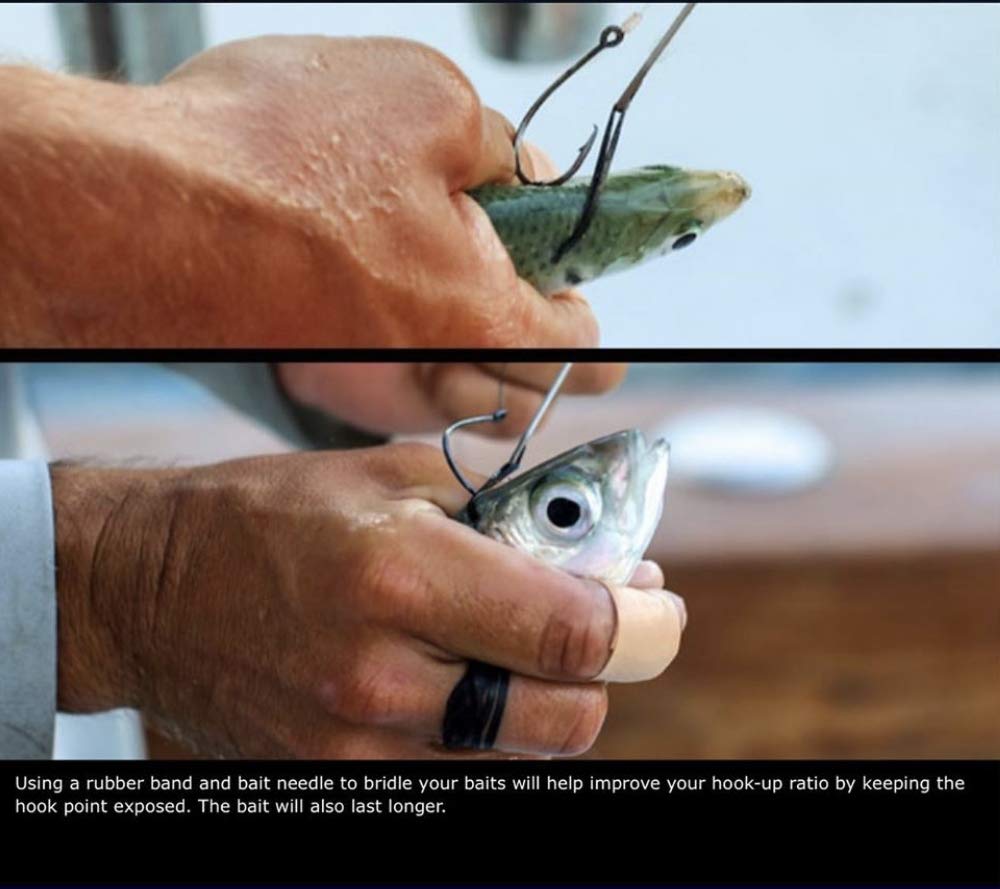 R&R Tackle needles featuring a dual micro tip for easy bait bridling and penetration.