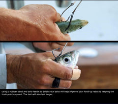 R&R Tackle needles featuring a dual micro tip for easy bait bridling and penetration.