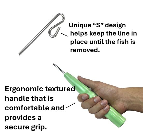 R&R Tackle stainless steel hook remover with S-shaped tip