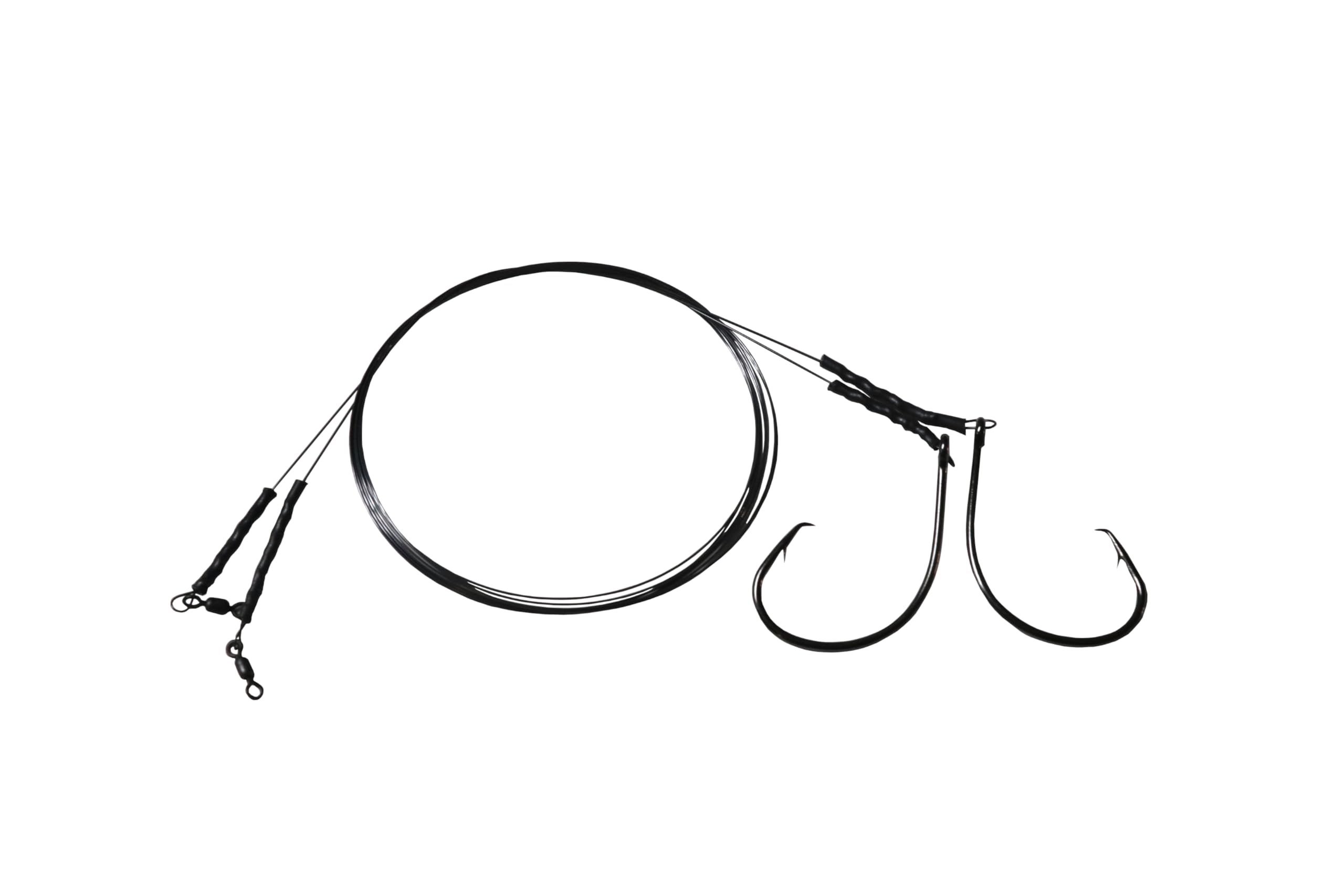R&R Tackle Titanium Fishing Leaders with a 36-inch stainless steel crane swivel
