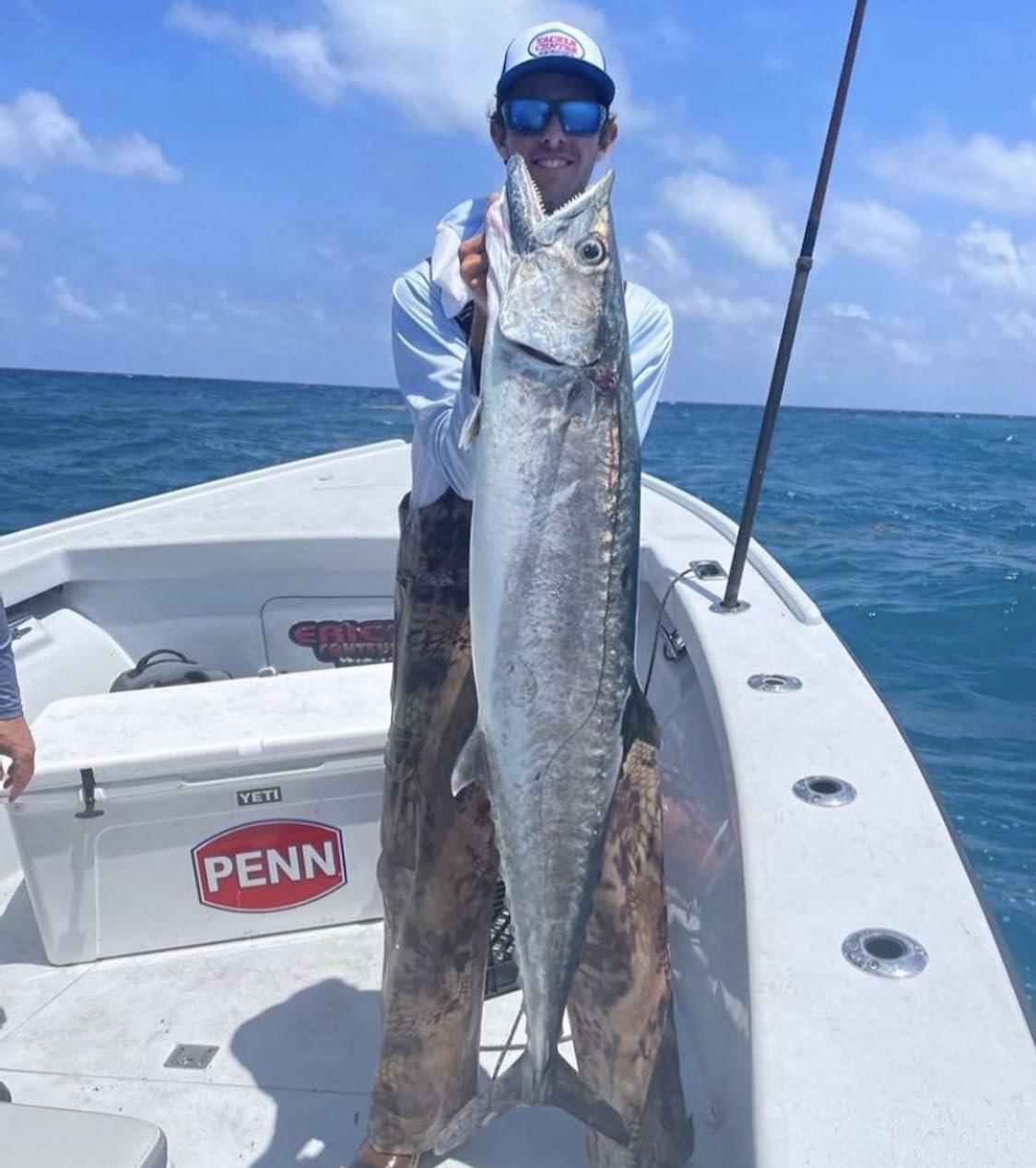 Titanium leaders rigged with circle, J, and treble hooks for toothfish and billfish