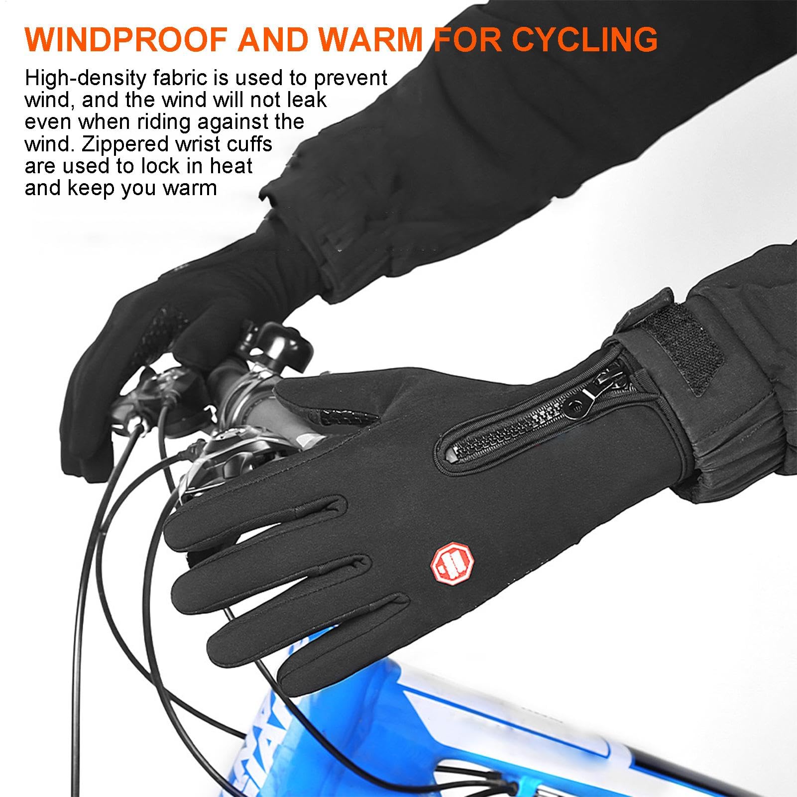 Rrlihjgu heated glove with USB-port enables on-the-go warmth and charging.