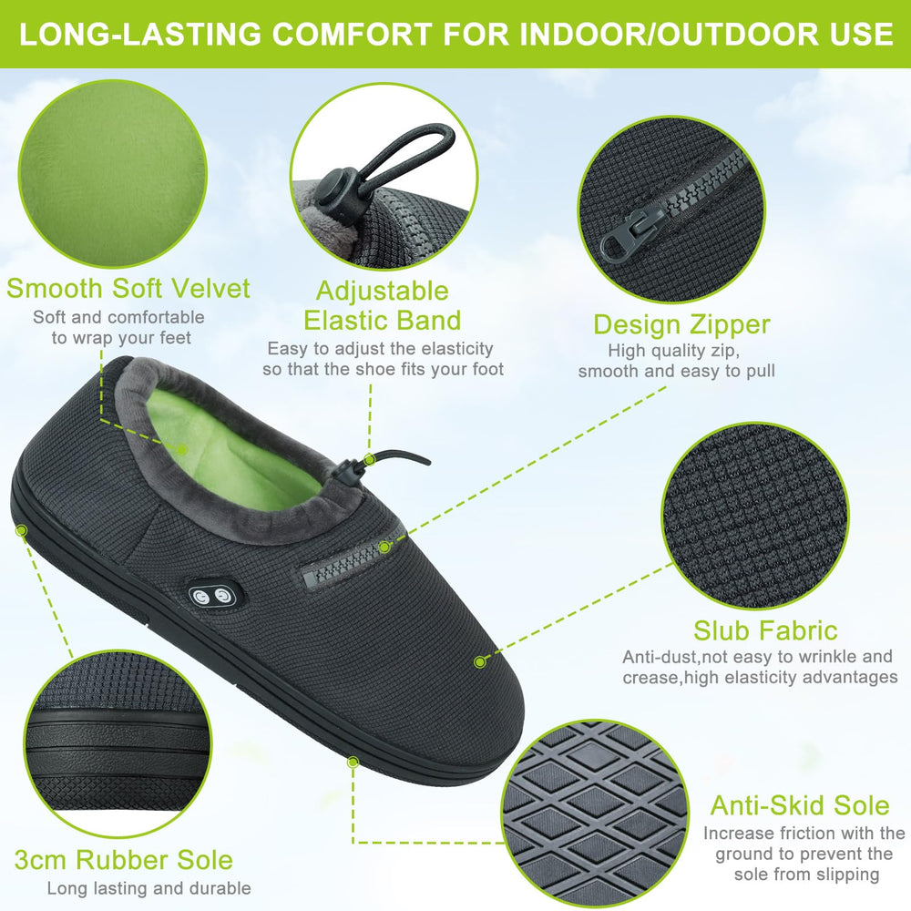 RTDEP Foot Warmer non-slip sole supports safe indoor walking