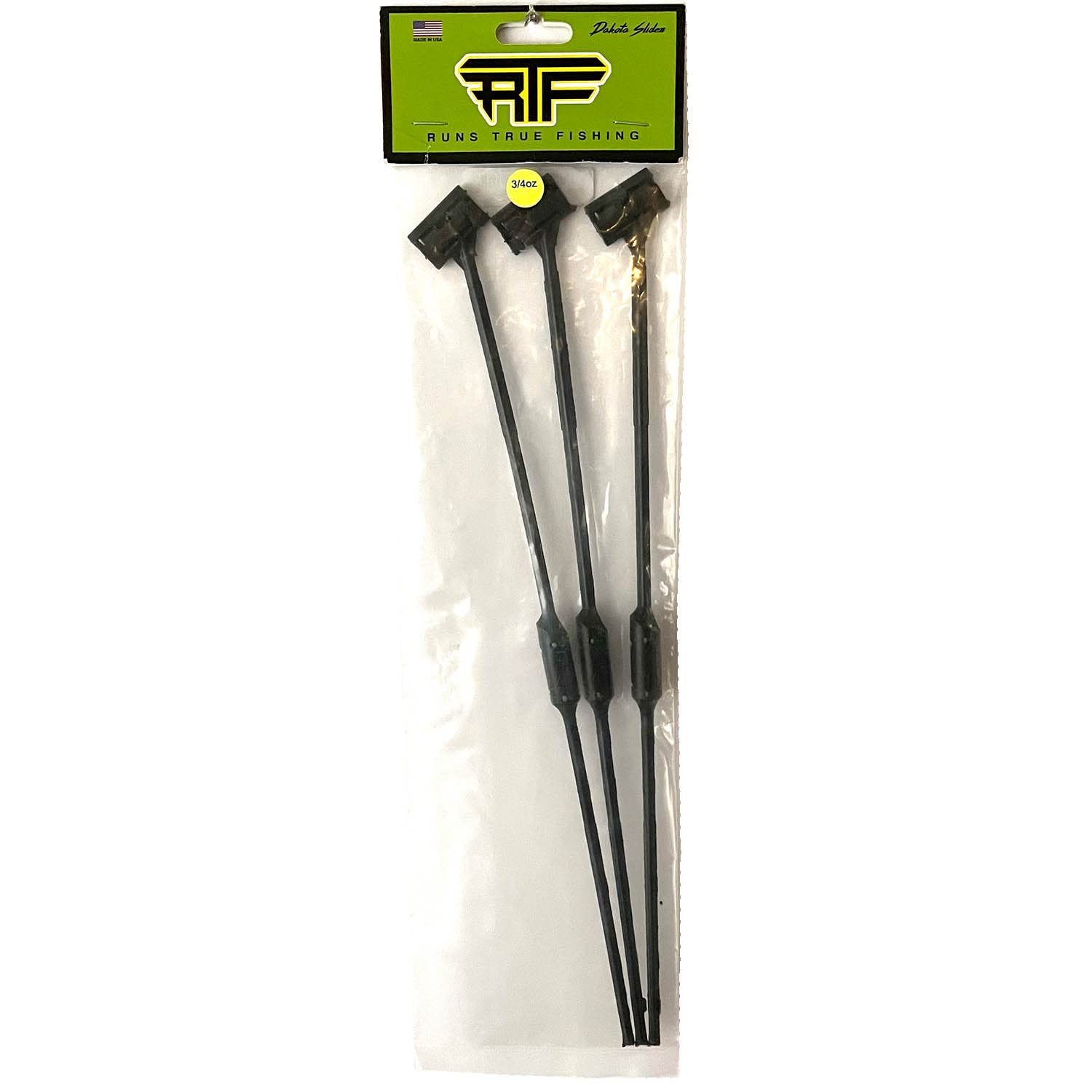 RTF Dakota Slider Bouncer clipped on line showing quick weight swaps and snag deflection