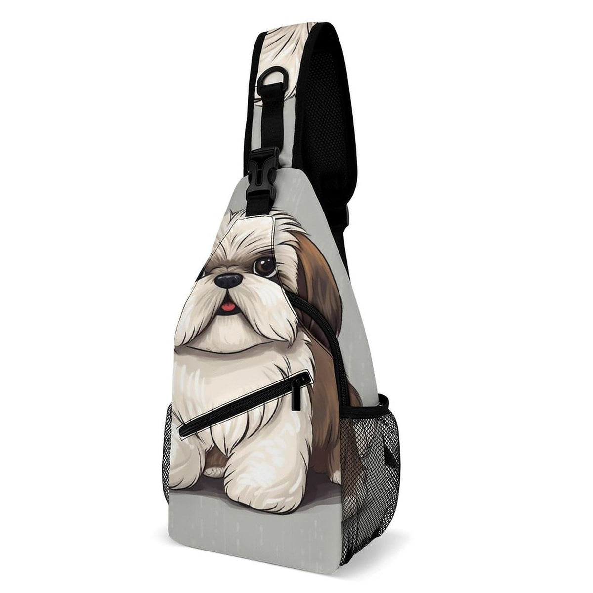 RTFGHJS Shih Tzu sling bag with adjustable strap for comfortable all-day wear