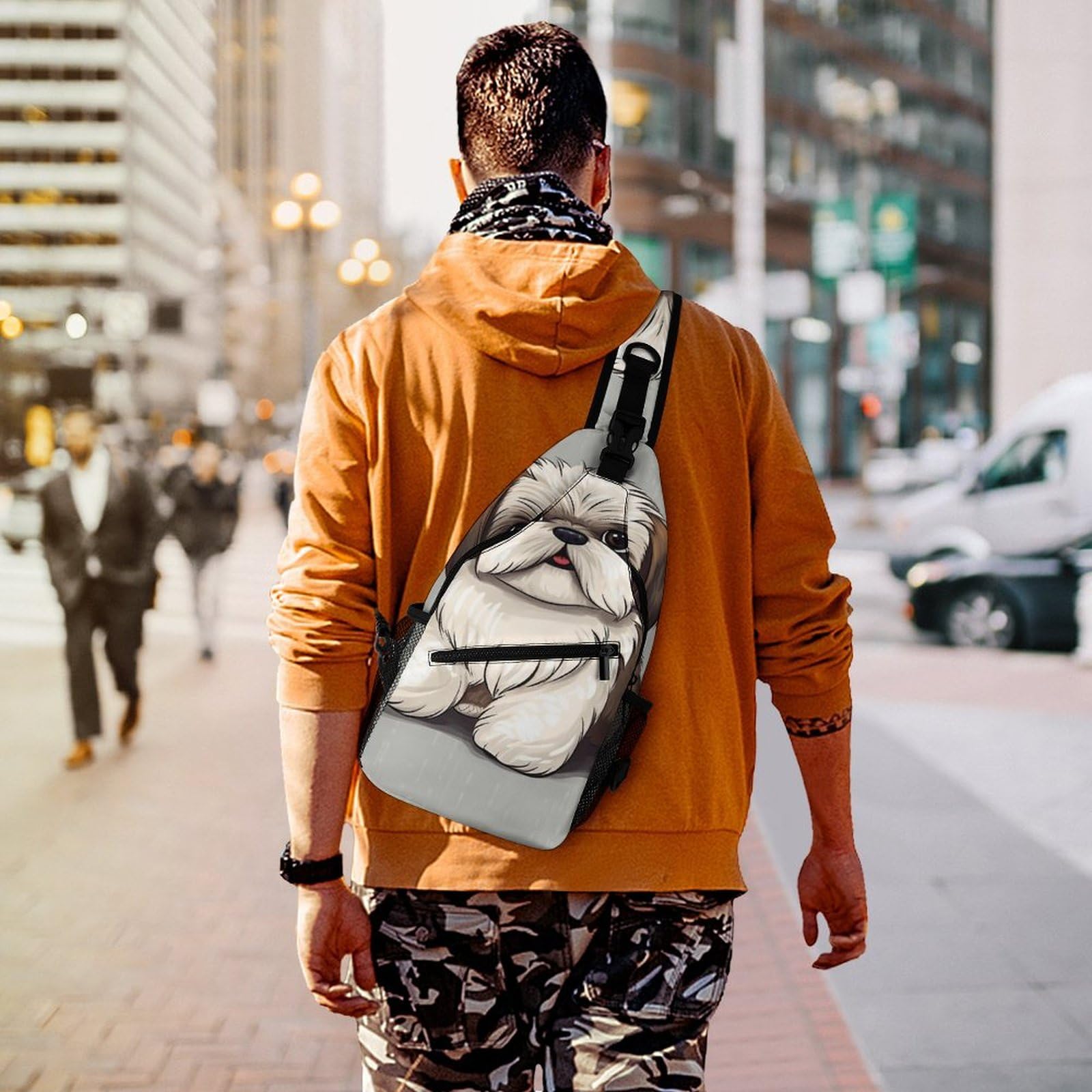 RTFGHJS Shih Tzu sling bag gift-ready for birthdays or holidays