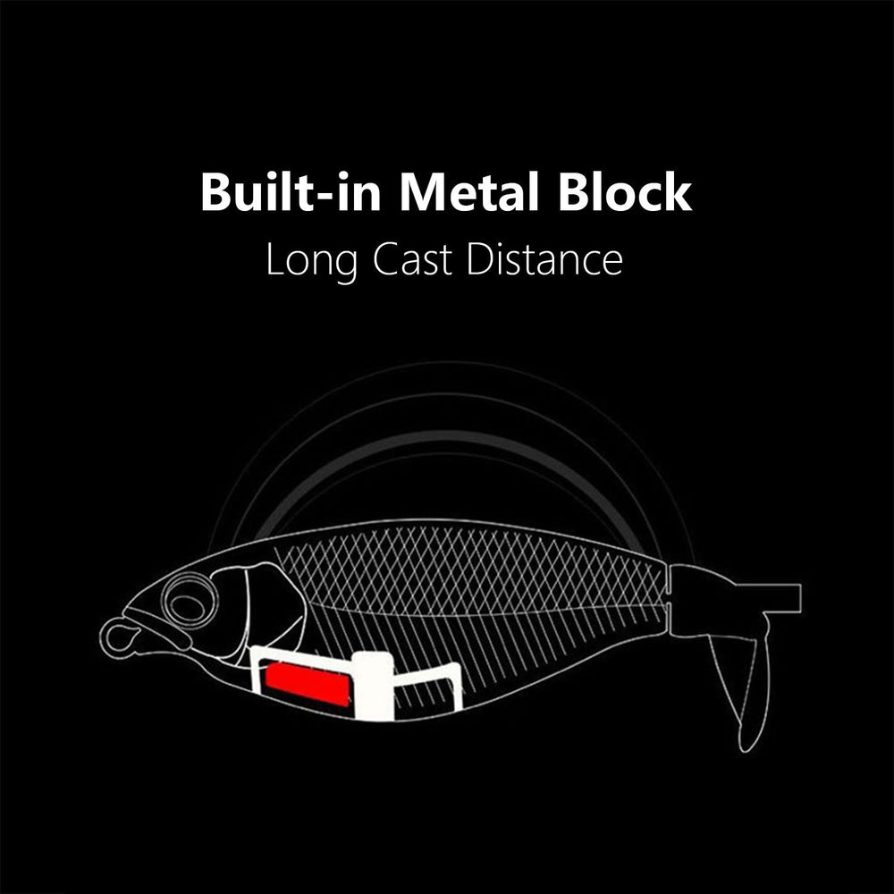 Lures suitable for saltwater and freshwater fishing