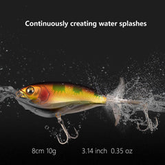 Assorted color patterns suitable for saltwater and freshwater