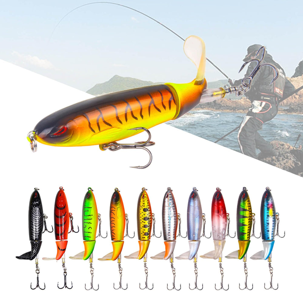 Assorted colors of RTGSE Whopper lures in kit