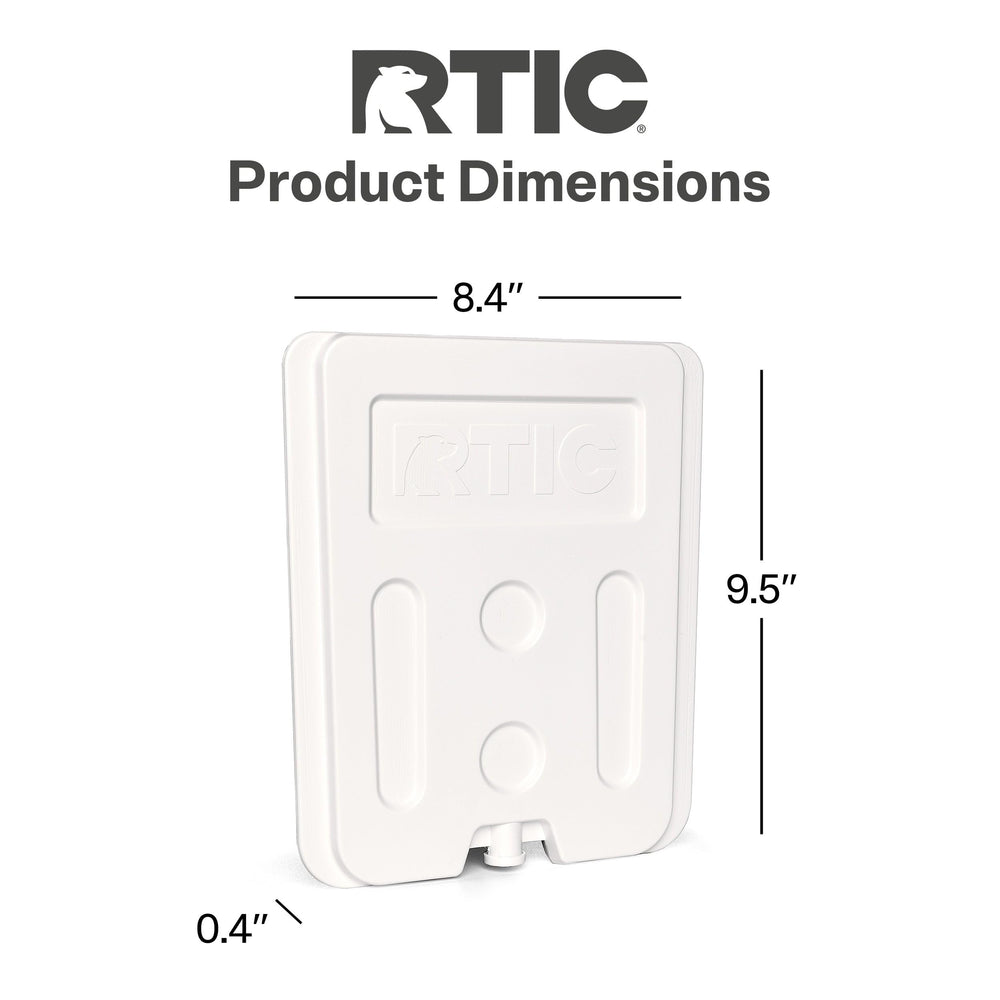 RTIC 20 QT divider freezable feature helps pre-chill contents during transport