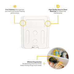 RTIC 20 QT divider organization aids quick retrieval during camping trips