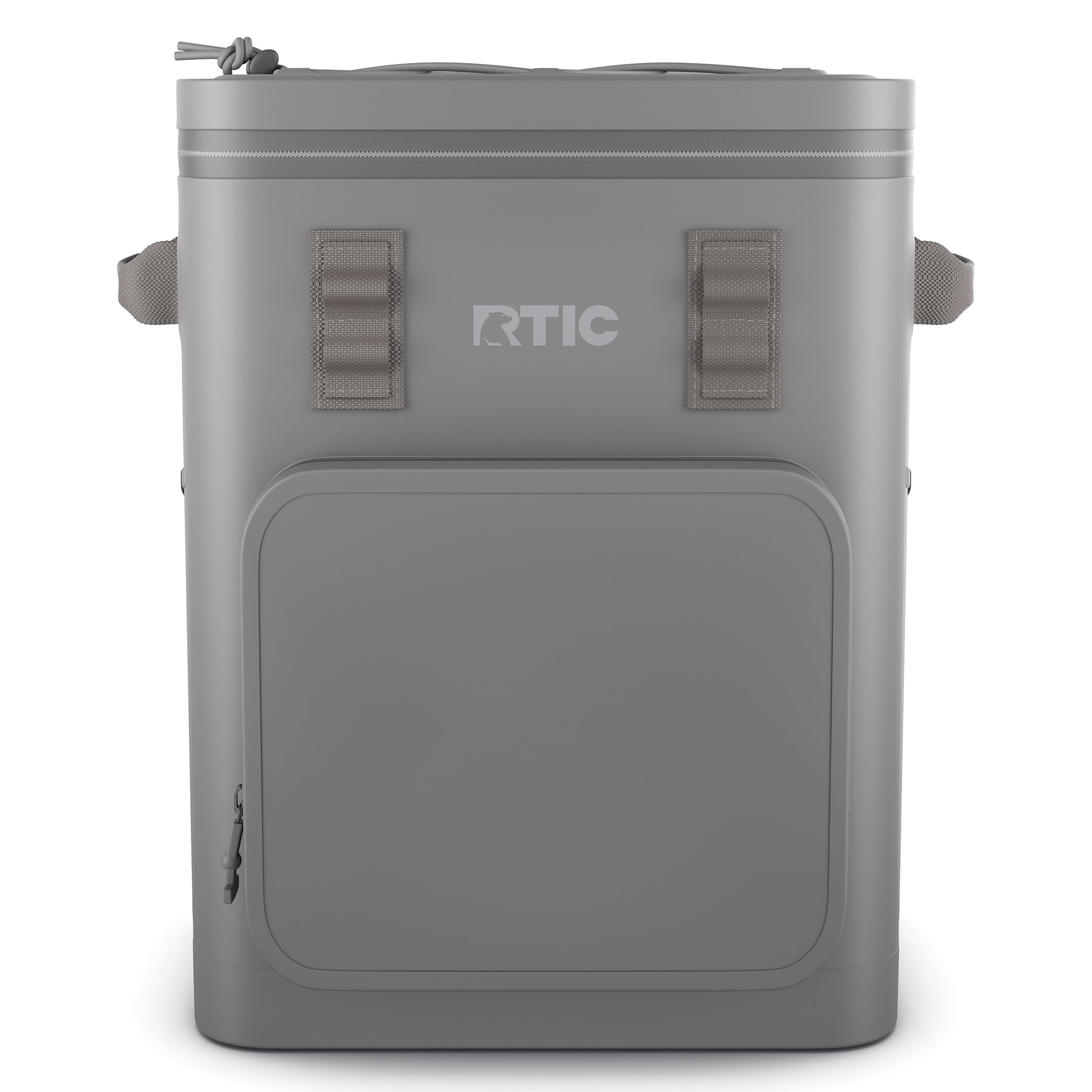 RTIC 24-Can Backpack Cooler floats with beverages accessible for boats and beaches